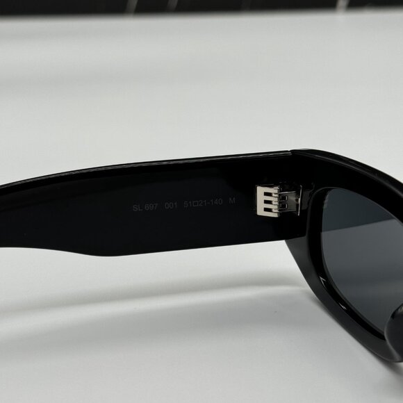 NEW SAINT LAURENT SL697 001 BLACK SUNGLASSES SAINT LAURENT SL 697 001 - Picture 6 of 8
